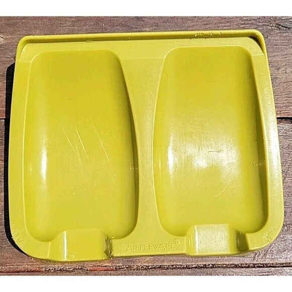 VTG Tupperware Double Spoon Utensil Rest Saver #1226 Avocado Green  Shampoo Bar - Picture 1 of 7